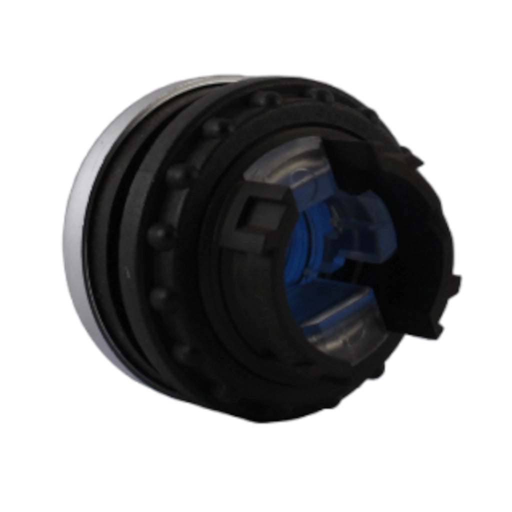 Pulsante Luminoso Blu Ghiera Metallica EATON