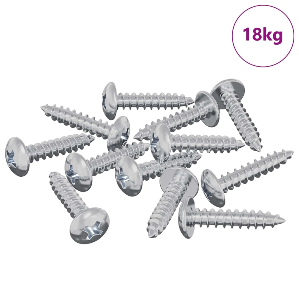 Viti in Legno 10976 pz Argento Acciaio CFW3781417