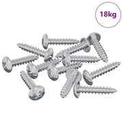 Viti in Legno 10976 pz Argento Acciaio CFW3781417
