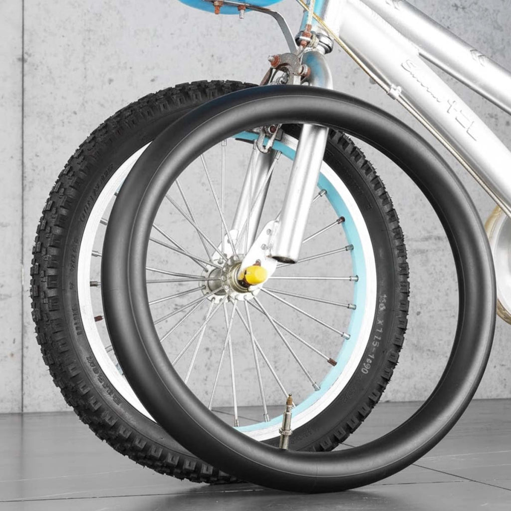 Camera d'aria 16x1.75 a 1.90 per bicicletta in gomma con valvola da 44 mm Nero Avizar