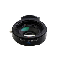 Adattatore AF Baveyes per Canon EF-MFT x0,7 con supporto