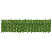 Schermo per balcone con foglie Verde e Giallo 400 x 100 cm