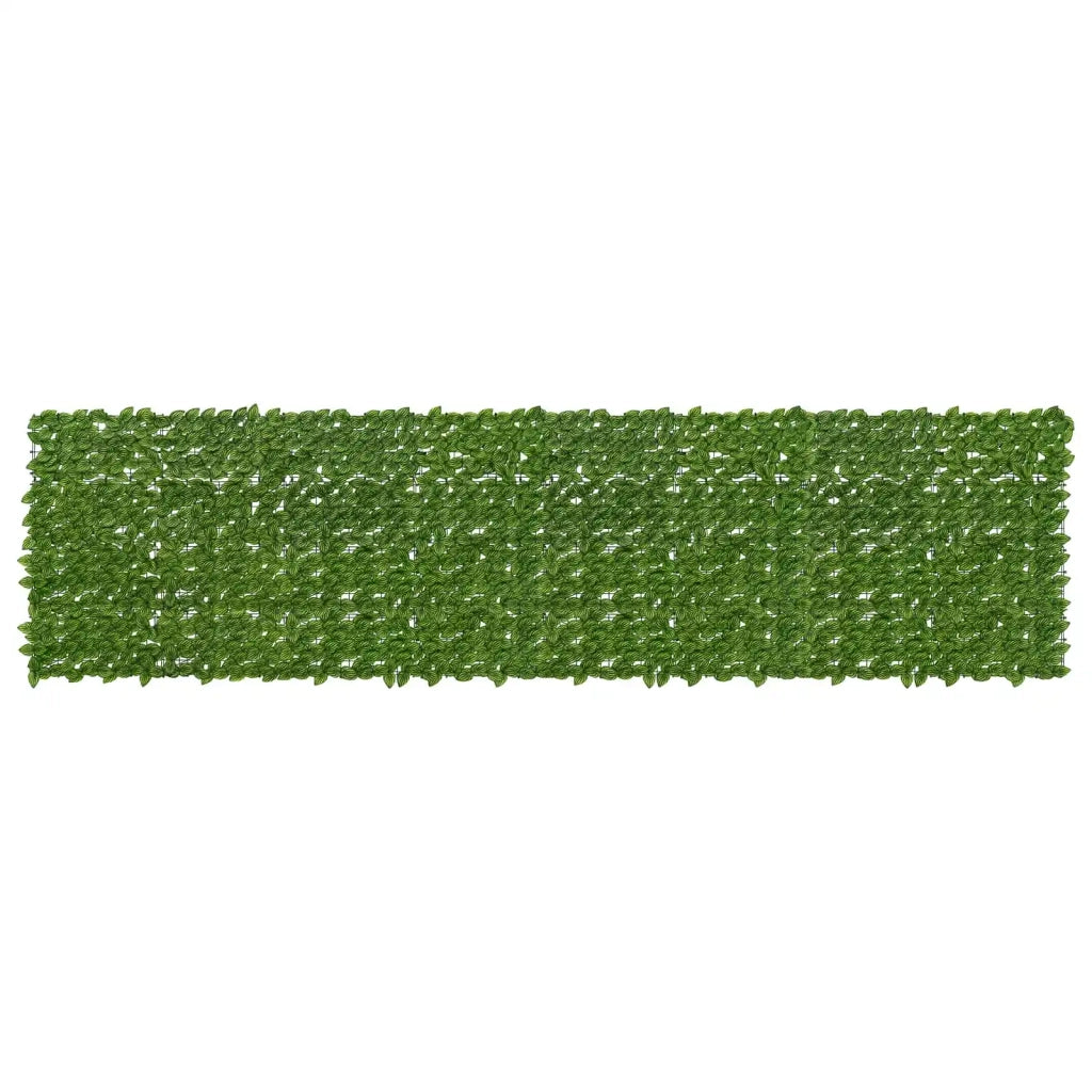 Schermo per balcone con foglie Verde e Giallo 400 x 100 cm
