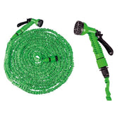 Trade Shop - Tubo Acqua Da Giardino Estensibile Da 10 A 30 Mt Flessibile Con Pistola 6626004 -