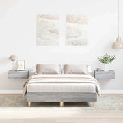 Giroletto senza Materasso Grigio Sonoma 140x190cm in Truciolato