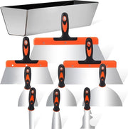 Set di pennelli a pennello 10 pezzi - acciaio inossidabile - 35 cm - cassetto di pennelli - pennello a gesso