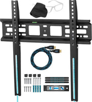 Montaggio per TV a parete per schermi da 51-140 cm (20-55") plasma, LED e LCD, distanza dal muro di solo 3 cm, VESA 420x400 e peso massimo 52 kg.