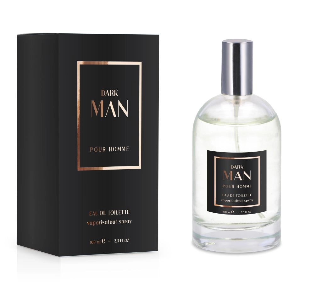 Profumo Uomo Eau De Toilette Dark Man Ricaricabile 100 ml
