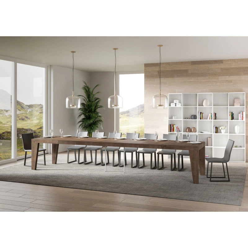 Tavolo allungabile 200/460x90 cm Naxy Premium - Noce
