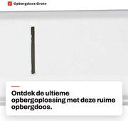 Cassa di stoccaggio multifunzionale - Grande capacità - Sostenibile - Portatile - Scatola di plastica - Ideale per strumenti