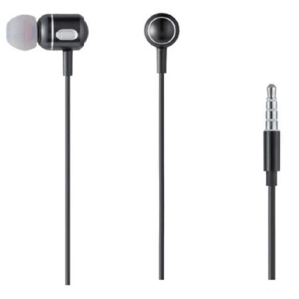 Trade Shop - Auricolari Cuffie Cavo Da 1,2 Metri Connettore Aux 3,5mm Per Smartphone Au-9t010 -
