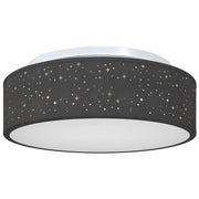 Lampada da soffitto Nero 38 x 38 x 13,5 cm Tessuto CFW7019842