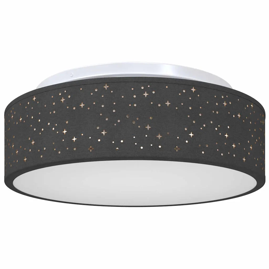 Lampada da soffitto Nero 38 x 38 x 13,5 cm Tessuto CFW7019842