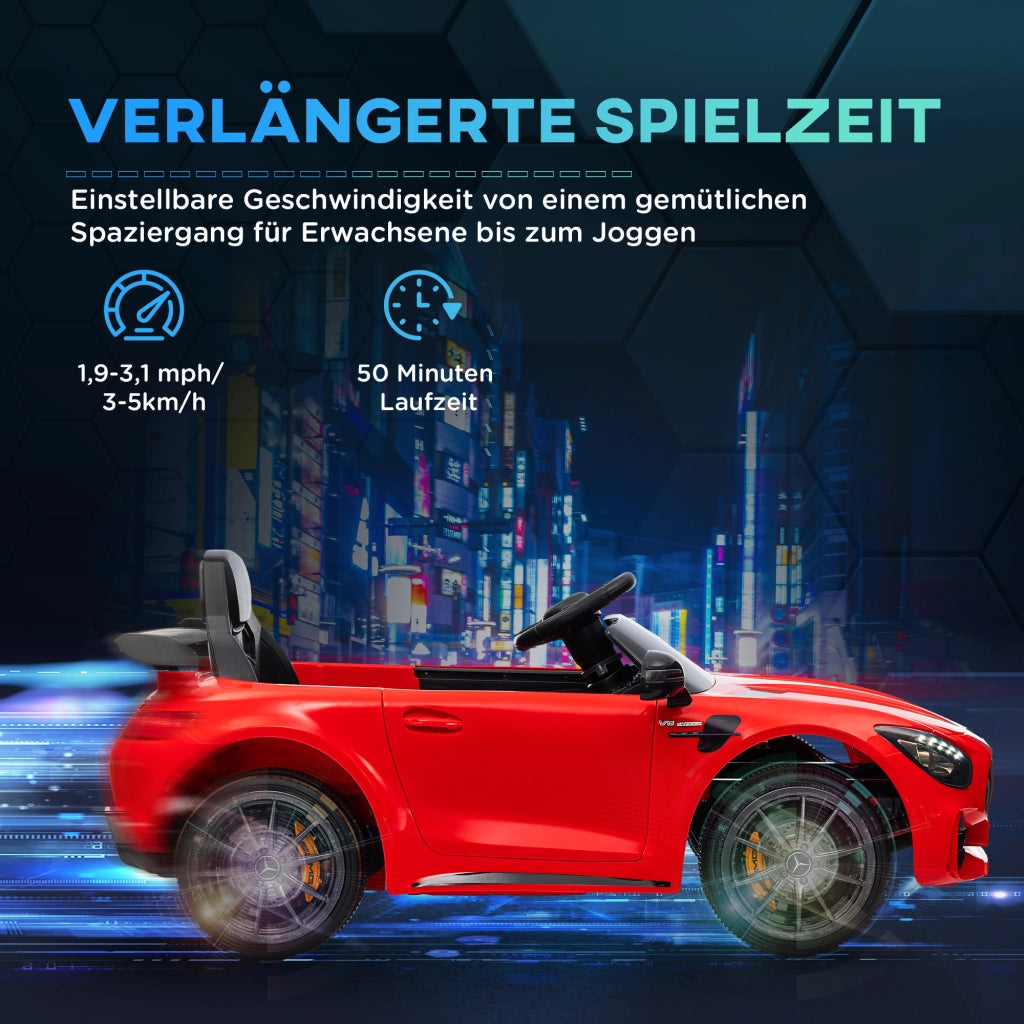 Auto Elettrica per Bambini Mercedes ¨C Xylo ¨C Rosso con Telecomando Luci e Musica