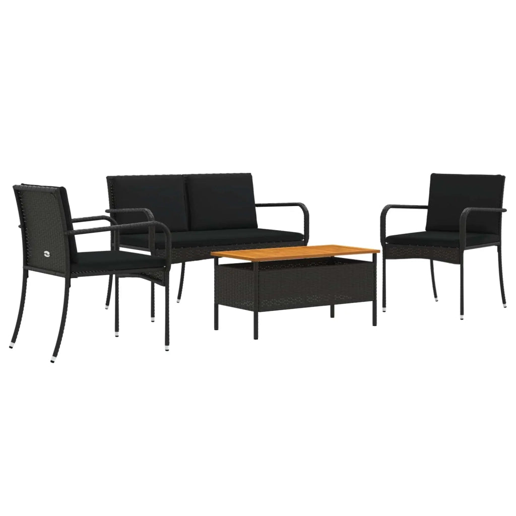 Set da giardino con cuscino acciaio