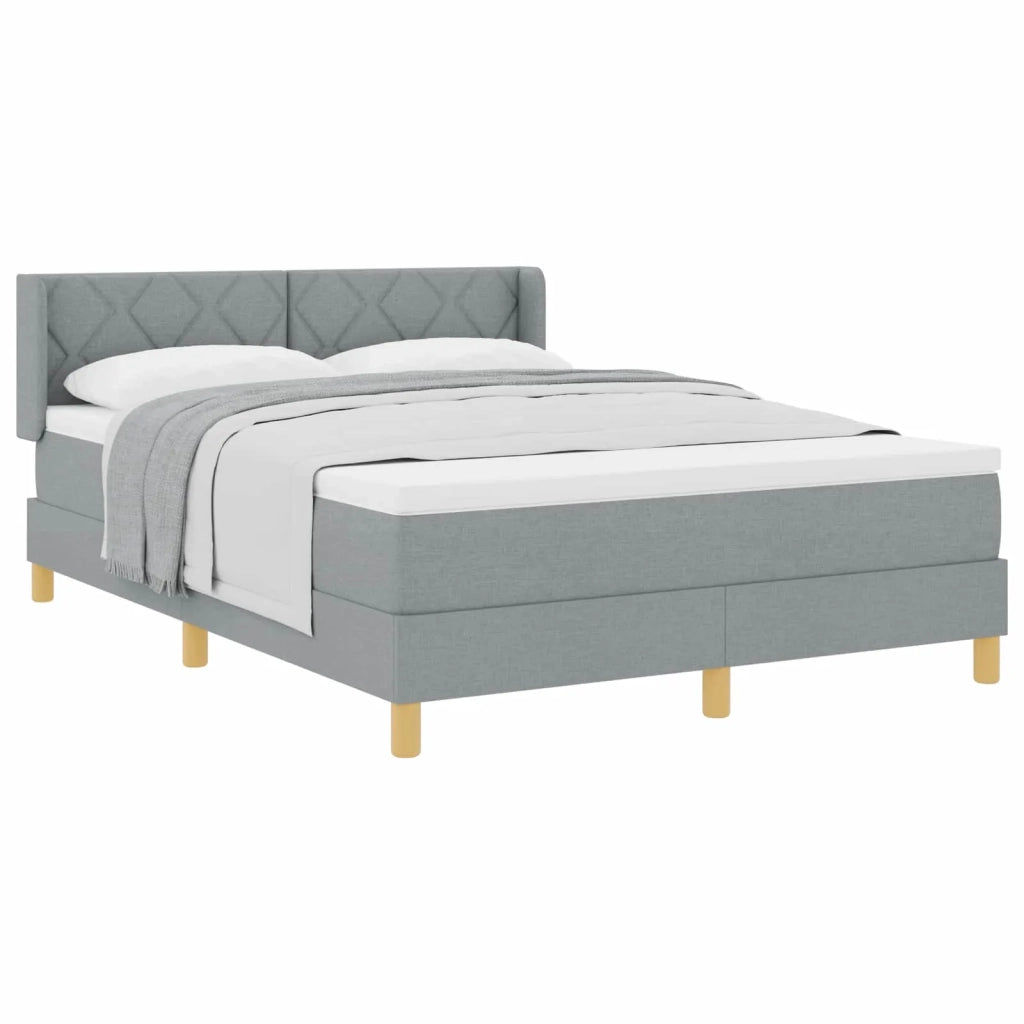 <strong>Letto a Molle< / strong> Grigio chiaro 140 x 200 cm 3341356