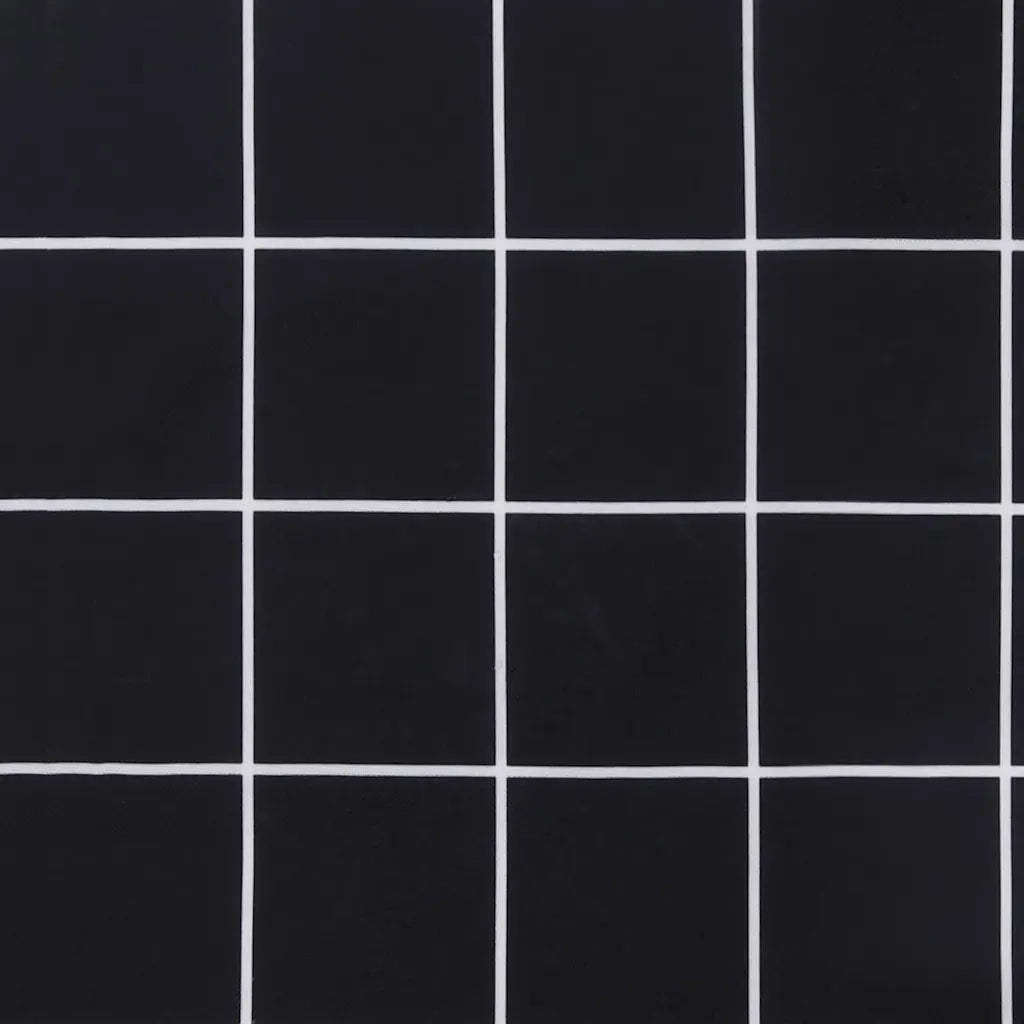 Cuscino per sedie | Cuscino per Panchina Quadro Nero 150 x 50 x 3 cm Tessuto Oxford