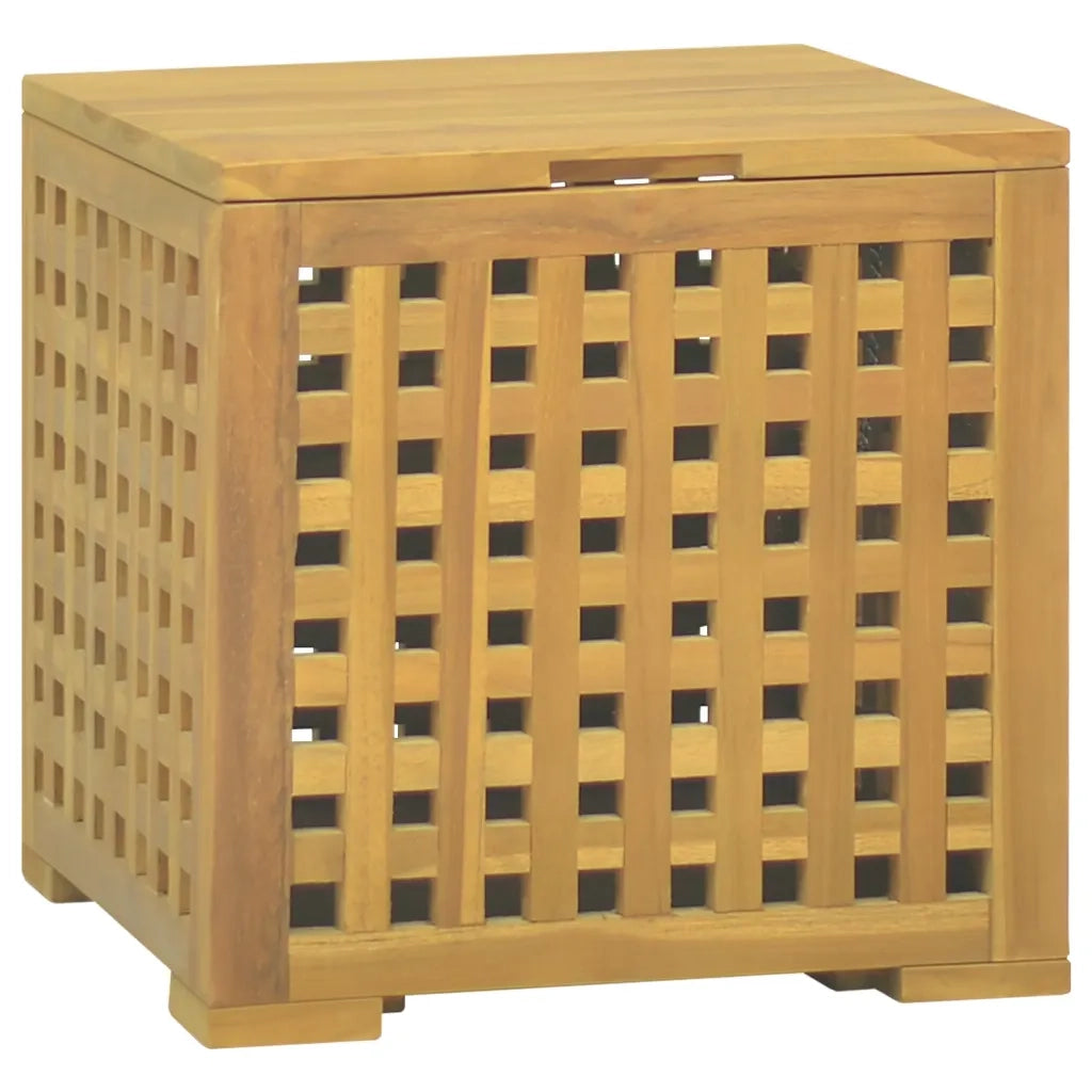 Scatola per Corde 40x40x40 cm in Legno Massello di Teak cod mxl 68999