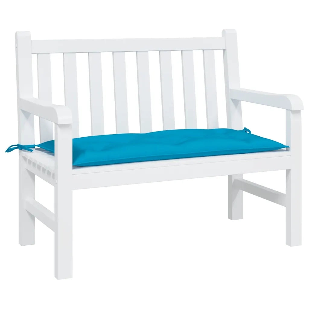 Cuscino per Panca-Cuscini per panchina Azzurro 110x50x7 cm in Tessuto Oxford