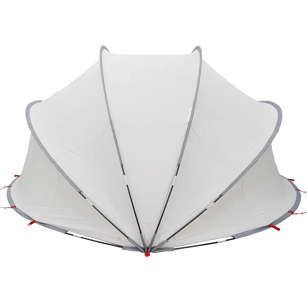 Dome Piscina Grigio e arancione 405 x 405 x 192 cm