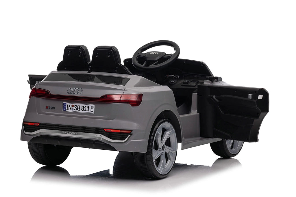 Macchina Elettrica per Bambini Licenza Ufficiale Audi SQ8 12V 4,5Ah Grigio