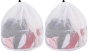 Due pezzi - 40 x 50 cm - Fino tessuto di cotone - Riciclabile - Sottoveste/Sapone - Polyester duraturo - Sacchetto per lavaggio