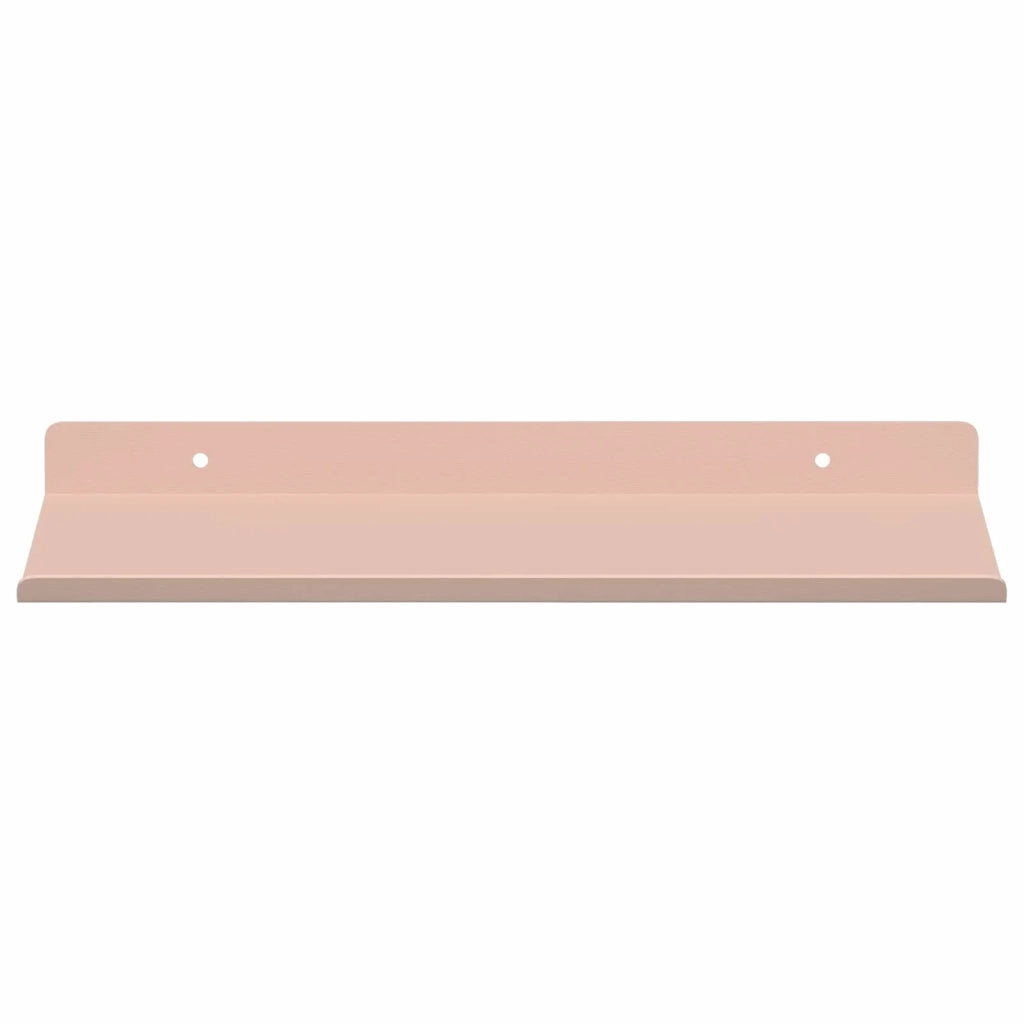 Mensola sospesa 2 pcs Rosa 30 x 18 x 2,5 cm Acciaio