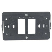 SUPPORTO FRUTTI VENUS MARLANVIL - PC NERO POSTI 2- 25 pezzi