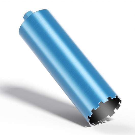 Punta diamantata per carotatrice Ø 152 mm, lunghezza 450 mm, UNC 1¼, ingranaggio a denti elicoidali, per carotaggio a umido, corona diamantata per calcestruzzo, pietra, granito