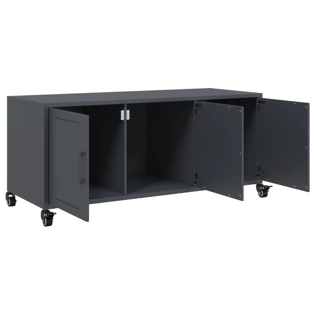 Mobile TV Antracite 100,5x39x43,5 cm Acciaio 846646