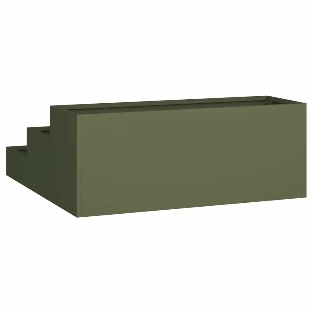 Fioriere | Cassetta per fiori | Vaso da giardino Verde oliva 90 x 90 x 35 cm