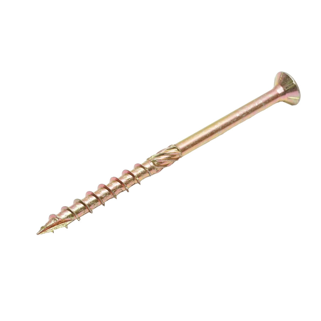 Vite autofilettante per legno a testa svasata 8x120mm tipo torx TX40, 100 pz/scatola
