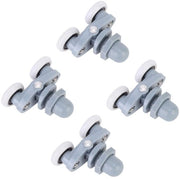 Porta doccia scorrevole - Qualità resistente all'usura - 25 mm - Adatto per bagni moderni - 4 pezzi