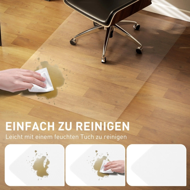 TAPPETO PROTETTIVO PAVIMENTO 100 x 150 cm Trasparente Plastica