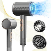 Asciugacapelli Ioni 2400 W Professionale Asciugacapelli con 1 Concentratore - Diffusore 2 Velocità e 3 Temperature Asciugacapelli