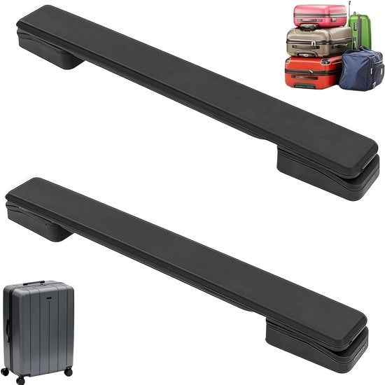 Viti di sostituzione per maniglie di valigia 20 cm - Maniglia in plastica per bagaglio - Maniglia di riserva per valigia da viaggio - Scatola degli attrezzi - Scatola del bagaglio - Accessori per valigia - 2 pezzi