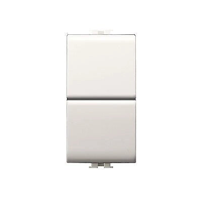 DOPPIO PULSANTE 'EASY' 10A 250V - Bianco - EC ELETTROCANALI