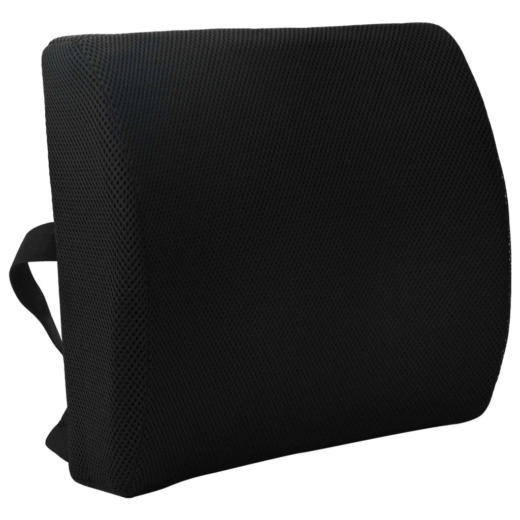 Cuscino lombare Nero Schiuma Memory 35,5 x 30 x 12 cm CFW1911104