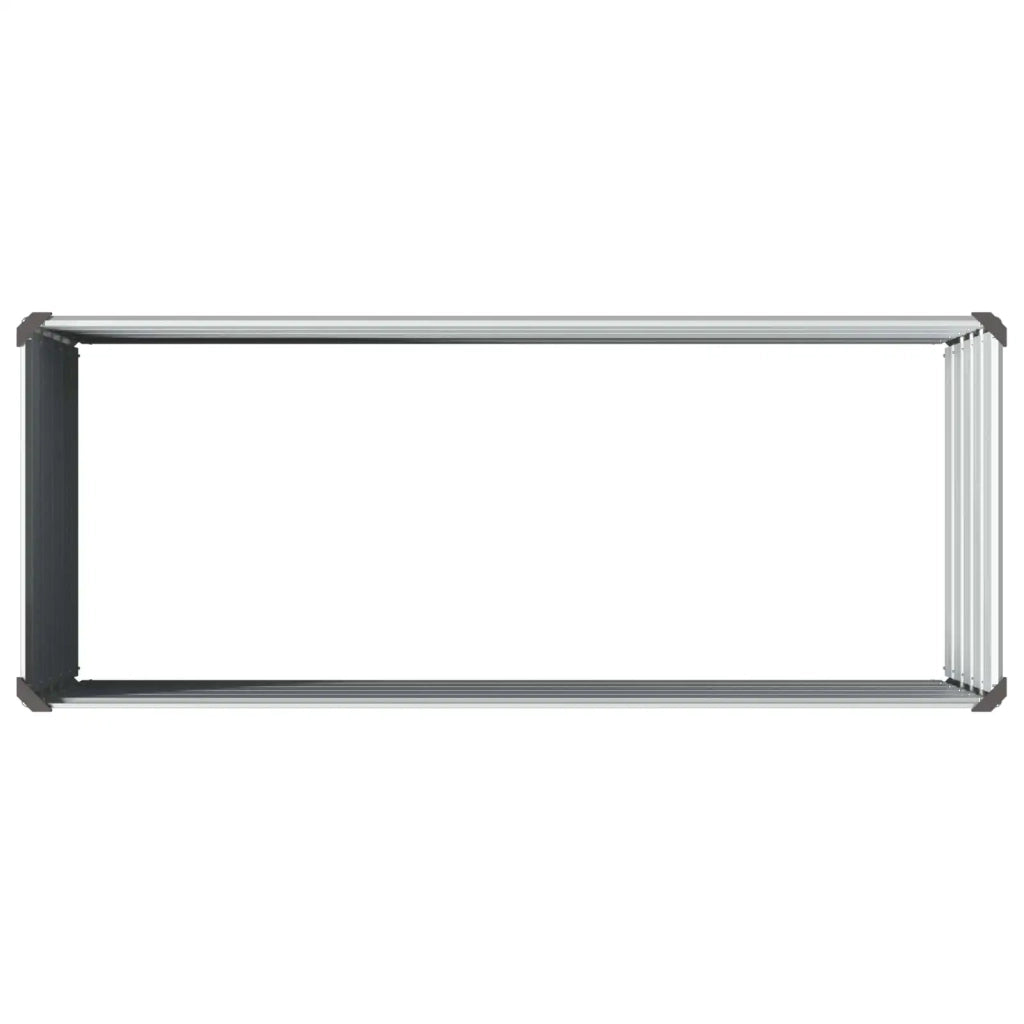 Letto rialzato da giardino Grigio 100 x 40 x 55 cm 8006233