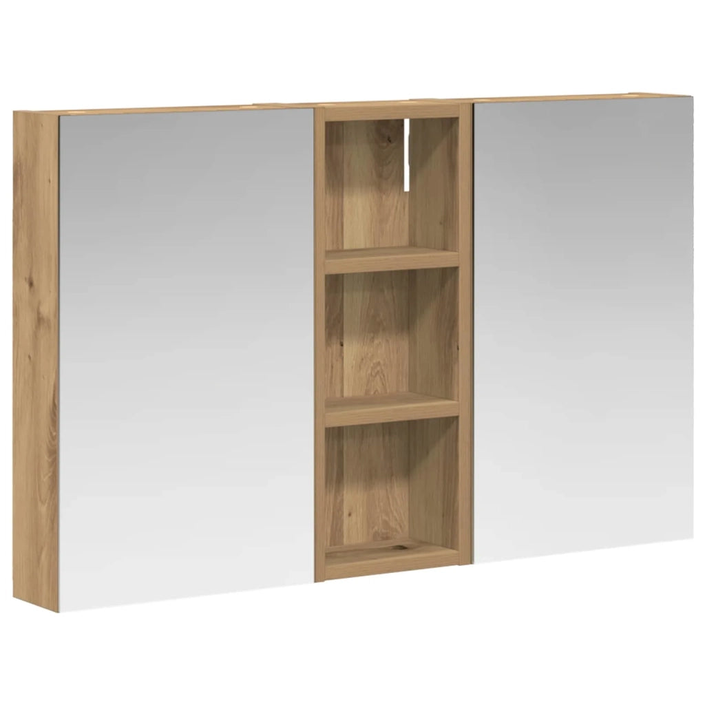 Set di Armadi da Bagno con lo scaffale 3 pcs 80 x 10,5 x 50 cm 3403655