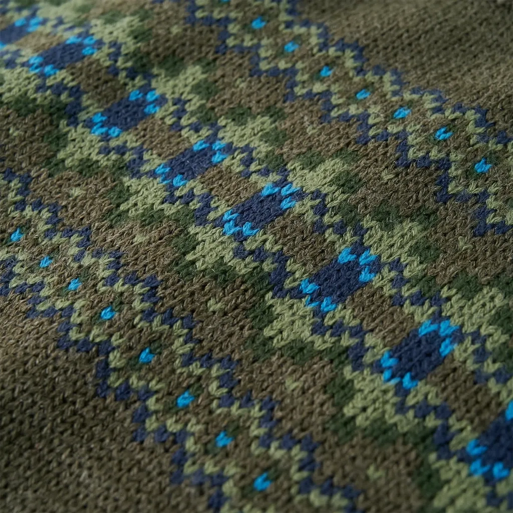 Maglione per Bambini Lavorato a Maglia Cachi 116 14486