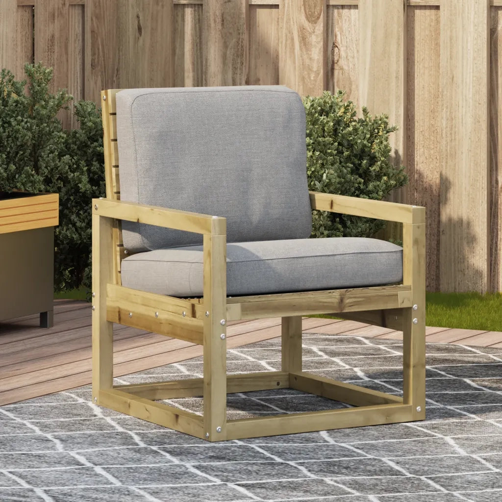 Sedia da Giardino | Sedie da Esterno 57,5x63x76 cm in Legno Impregnato di Pino