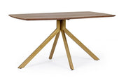 Tavolo Rettangolare Fisso 150x90x76 cm Sherman in Legno