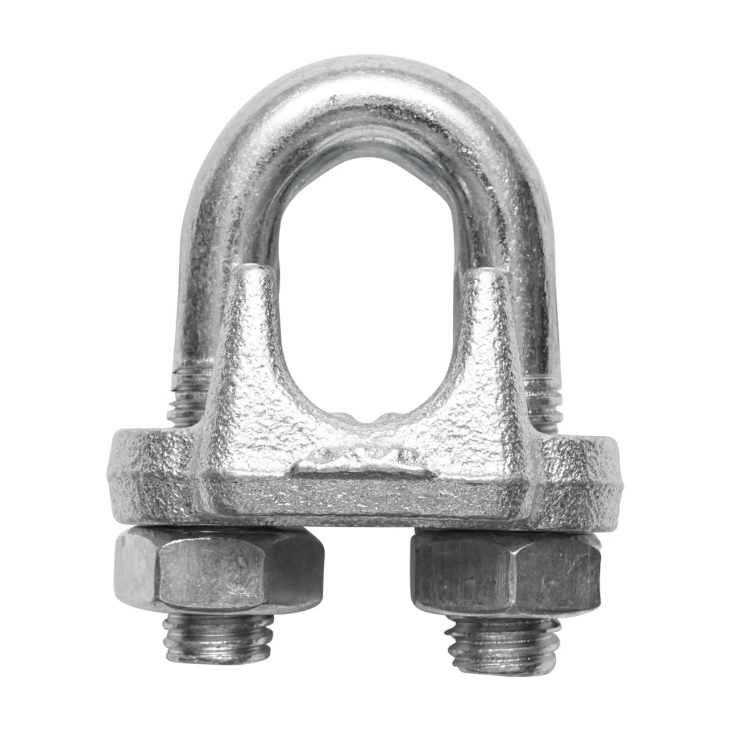 Morsetto zincato DIN 741-18 per cavo da 18 mm Breckner Germany