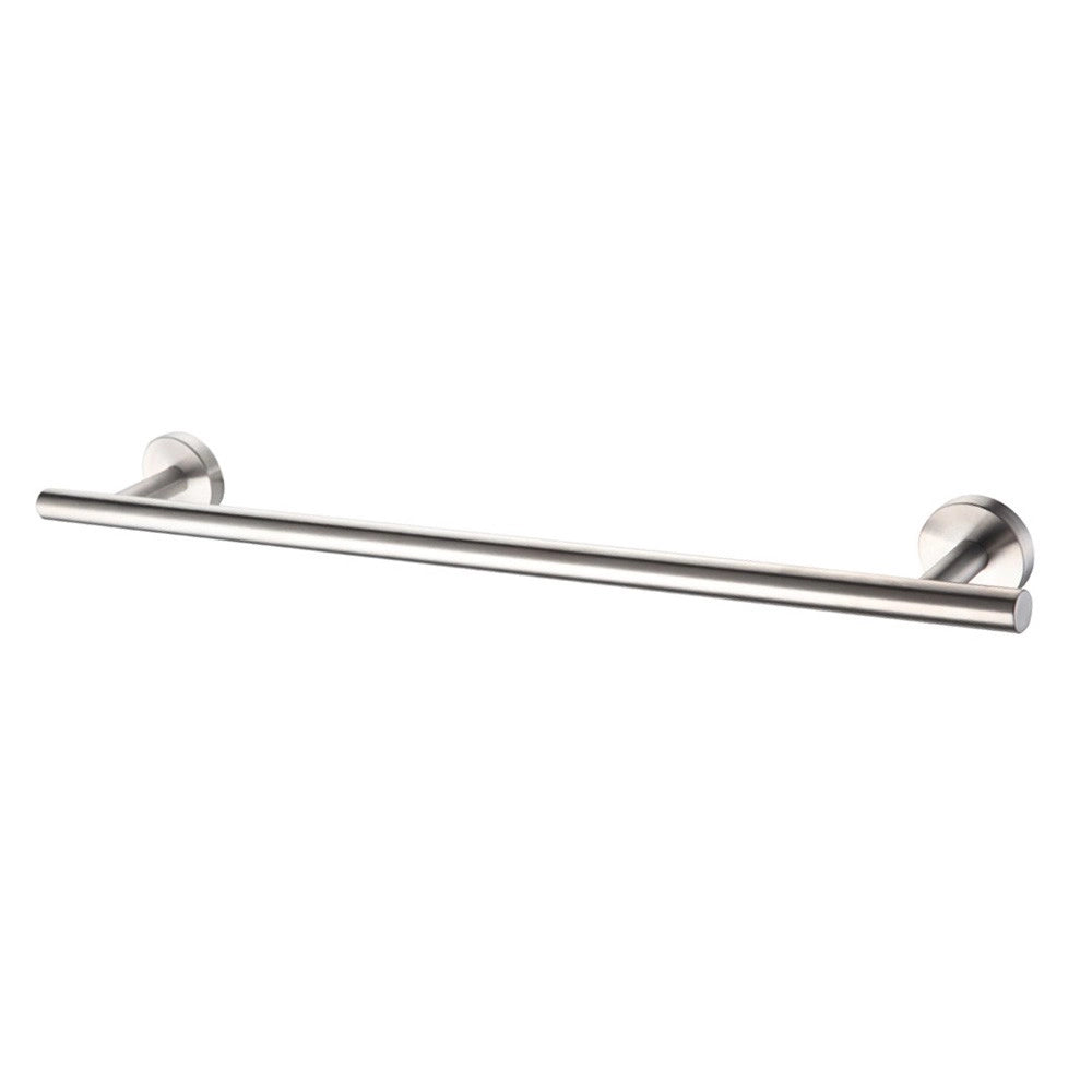 Porta salviette in acciaio da cm 30 serie steel - fissaggio ad incollo o con viti