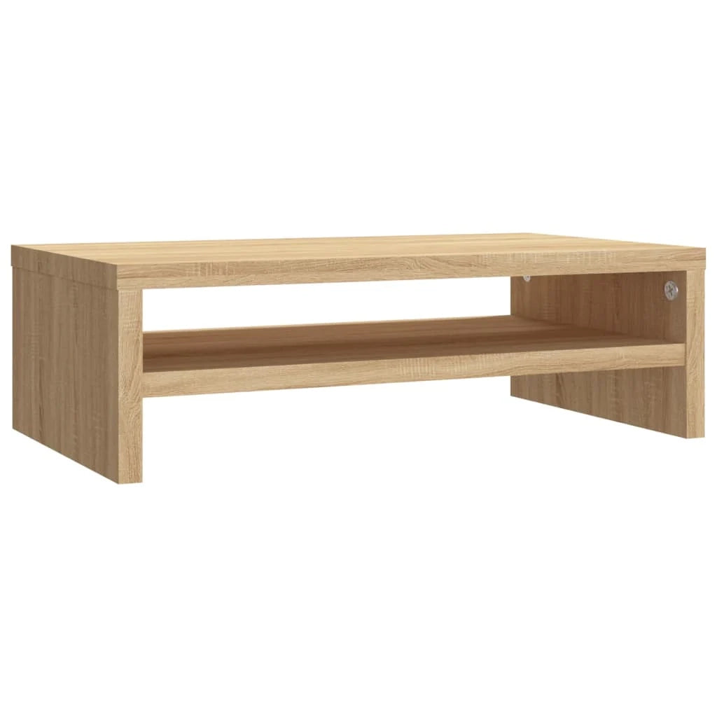 Supporto per monitor in rovere Sonoma 42 x 24 x 13 cm legno ingegnerizzato marrone 02_0029219
