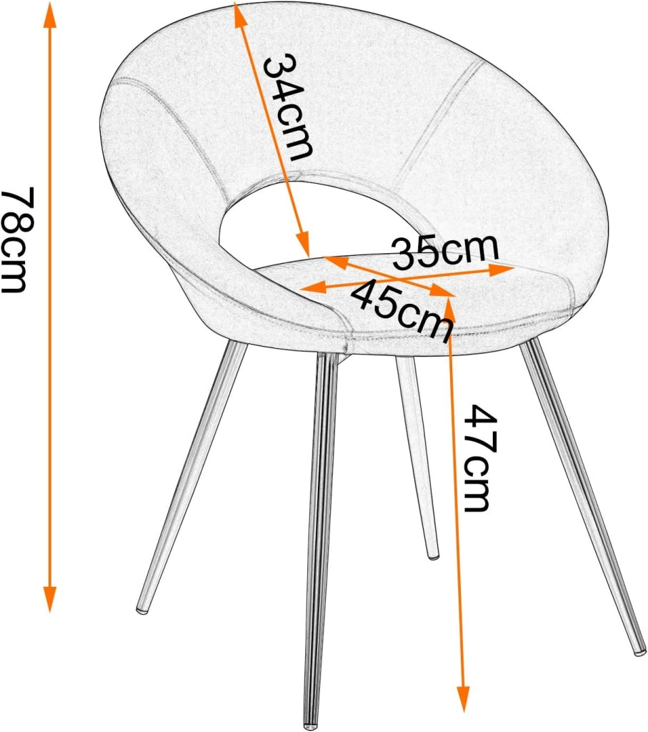 Set di 4 Sedie da Pranzo Poltrone in Velluto per Sala da Pranzo Soggiorno Moderna Sedia Con Schienale Braccioli Verde Scuro BH230dgn-4