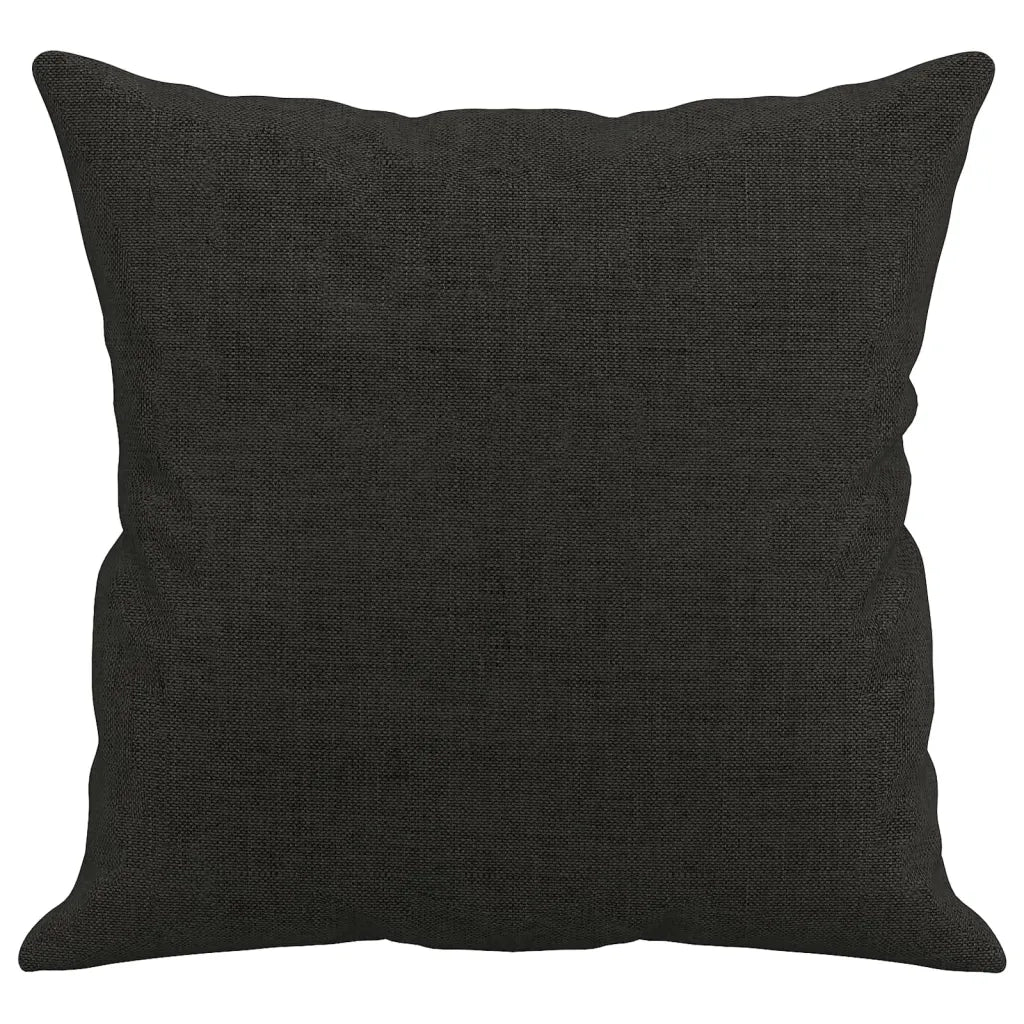 Cuscini Decorativi 2 pz Nero 40x40 cm in Tessuto 349475