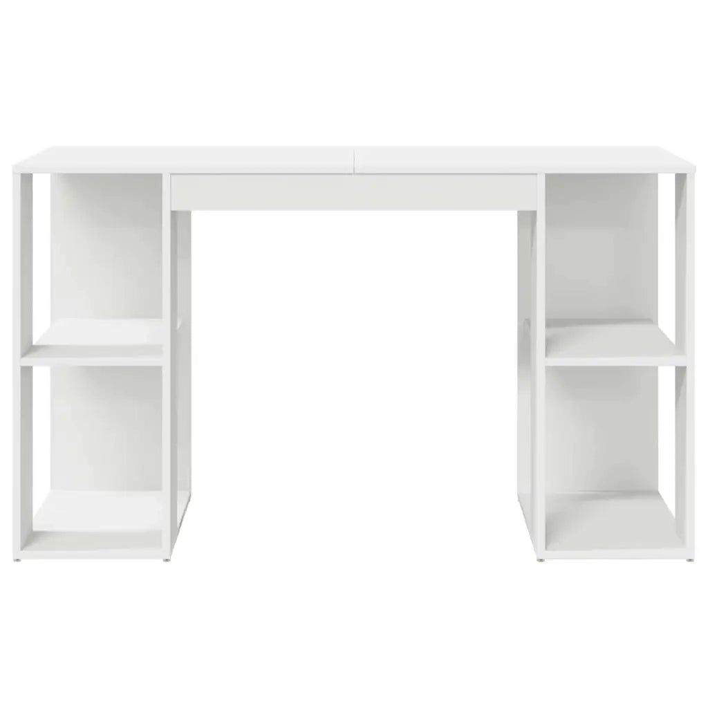 Scrivania Bianco 130 x 50.5 x 75 cm Legno multistrato 869498