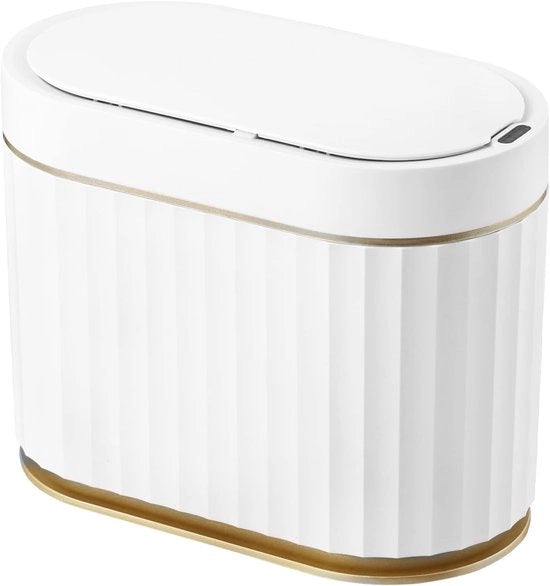 Mini afvalemmer con coperchio - 5 litri - per ufficio e bagno